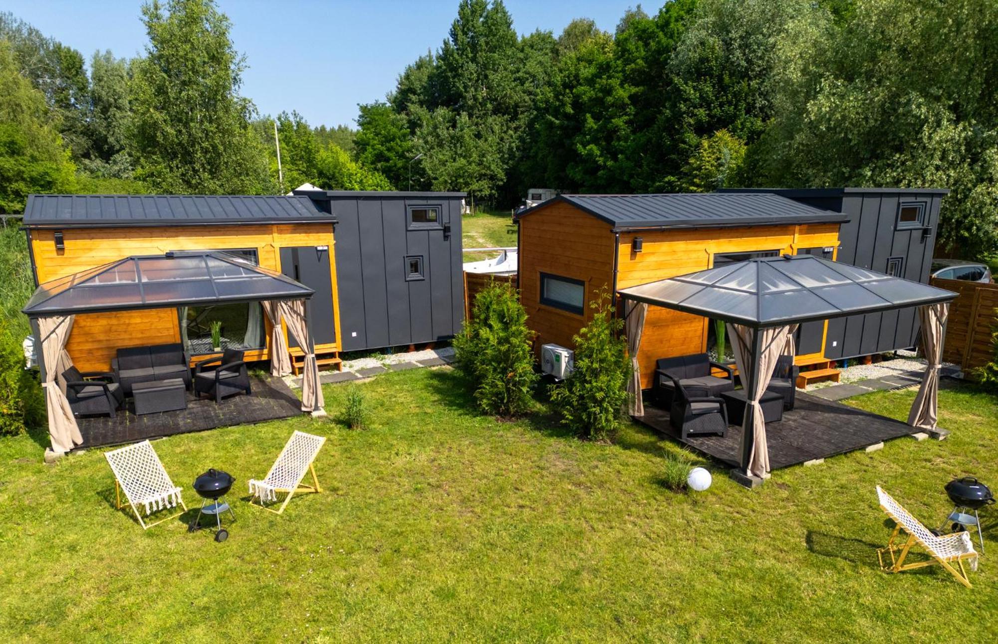 3 Widoki Kiekrz -domki Tiny House Z Prywatna Plaza I Pomostem Nad Jeziorem Kierskim Campingplasser Poznań